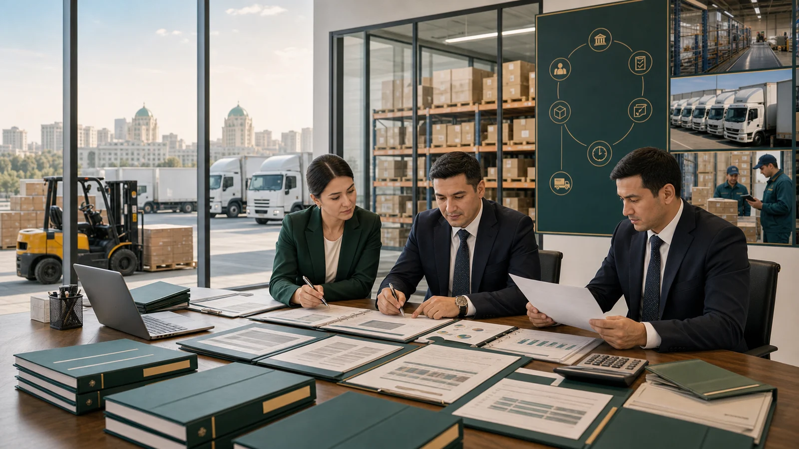 Procurement and tender coordination with documentation, compliance, logistics planning, and financial support.